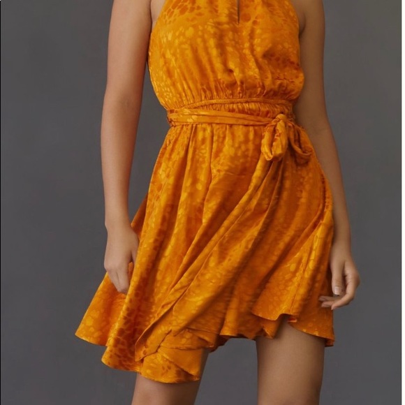 Anthropologie Mock Neck Mini Dress - Picture 2 of 8